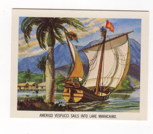 Nabisco Australia Explorers #16 Amerigo Vespucci Italy Lake Maracaibo Venezuela