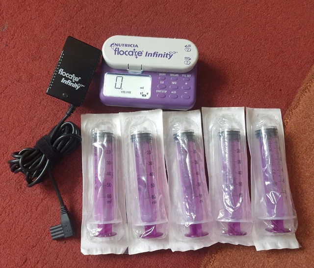 NUTRICIA FLOCARE INFINITY Feeding Pump Enteral Nutrition W Power Supply