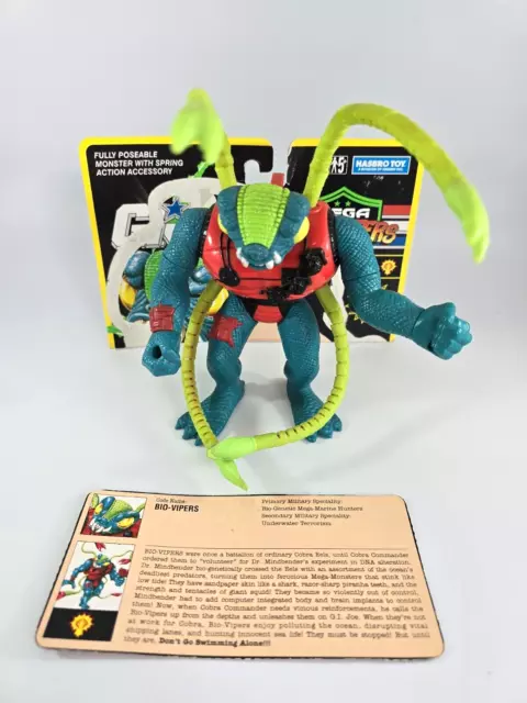 Vintage 1992 G.I Joe Mega Monsters Bio Viper Action Figure 