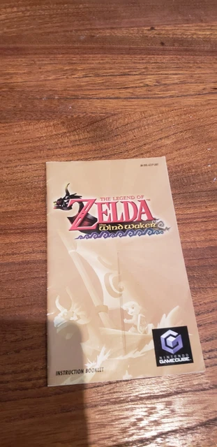 zelda wind waker instruction book