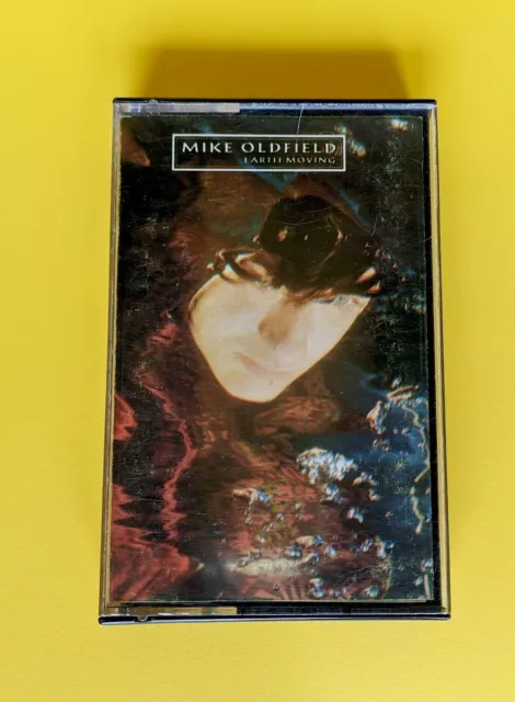 Mike Oldfield Cassette Audio K7 Audiotape EART MOVING VG SPANISH RELEASE 1989