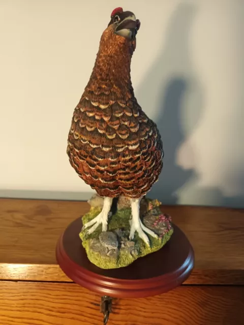 Border Fine Arts A Large 'Red Grouse' Style Two Model No A1279 3