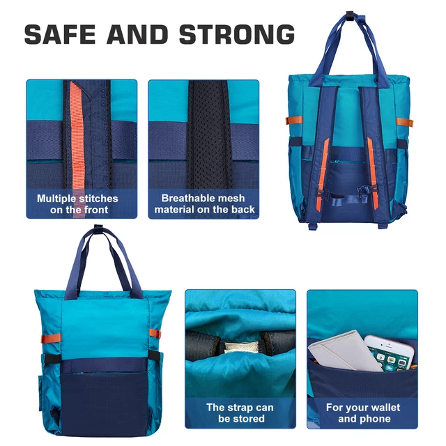 Living Traveling Share Baby Diaper Bag Multi-Function Travel Waterproof Backpack 9