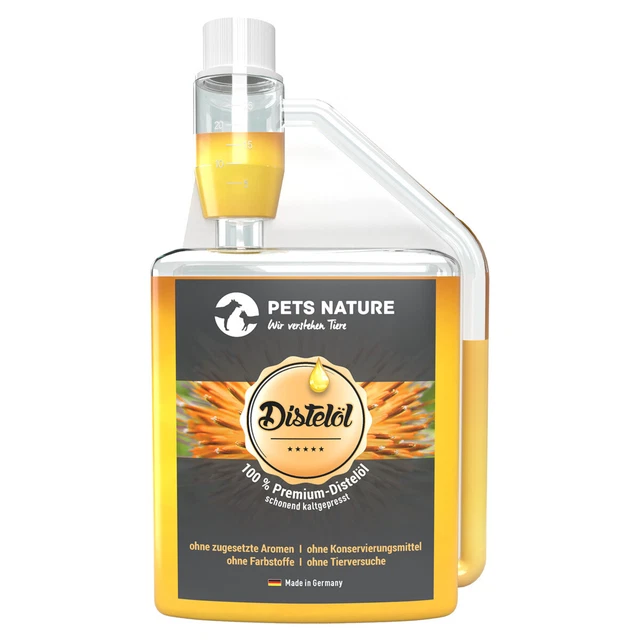 Pets Nature Cártamo 250 ML para Perros, Nuevo