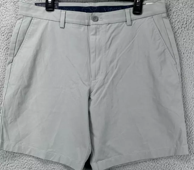 Vineyard Vines Shorts Men 35 Performance Grey Breaker Classic Chino Golf NEW A37