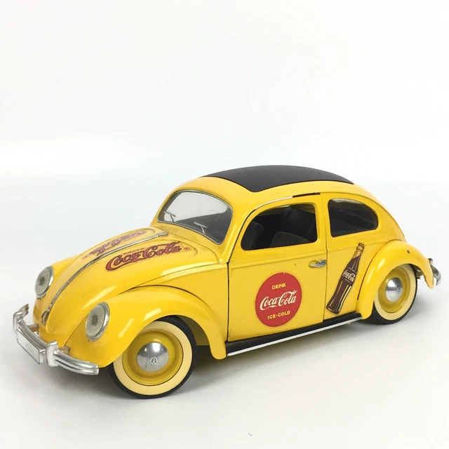 COCCINELLE VOLKSWAGEN VW Solido 1/17 Coca Cola Die Cast / Jaune
