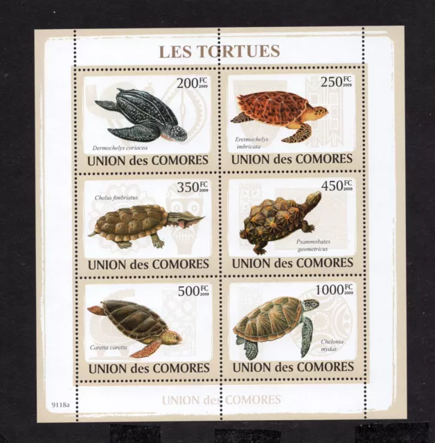Comoros 2009 mini sheet of stamps Mi#2177-2182 MNH CV=16.8$