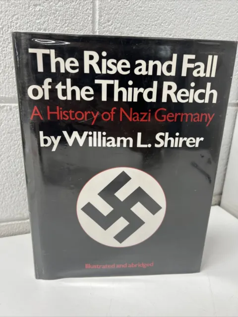 Vintage Book The Rise And Fall Of The Third Reich Shirer Nazi Germany Ww2 N