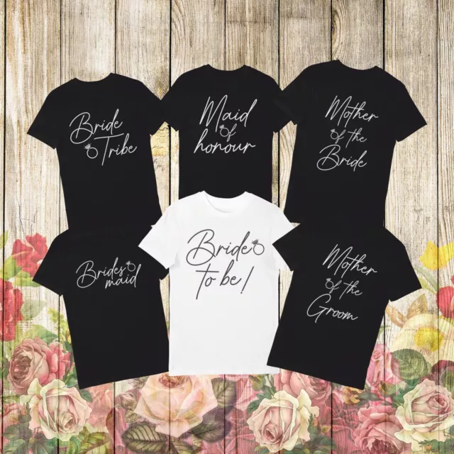 Bachelorette Party t-shirts - Hen party Tee's for the Bride Tribe- Bridal Party 2