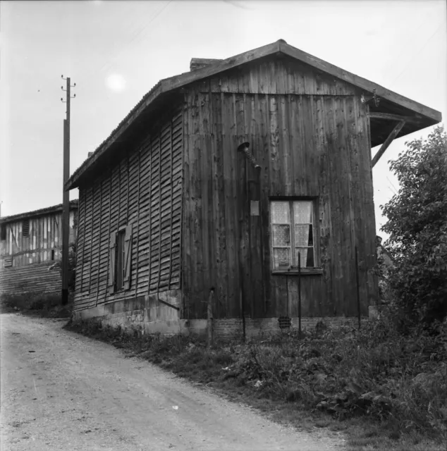 ST DIZIER c. 1950 - Maisons du Village Haute-Marne - Négatif 6 x 6 - GE 96