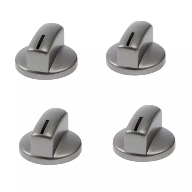 4 x BOSCH Silver Grey Oven Cooker Hob Control Knob Switch