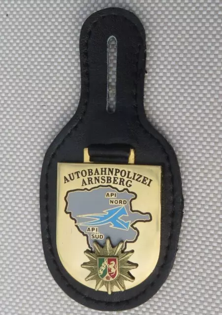 Autobahnpolizei ARNSBERG Brustanhänger COBRA Polizei Abzeichen Badge Verbandsabz