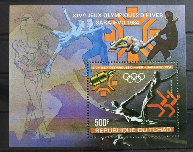 Tschad Block 153 mit 973 postfrisch Olympische Spiele #RM649