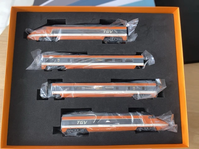 Jouef HJ2425 E-Triebzug TGV Sud-Est Version 1981 4-teilig Orange Ep Iv Sncf