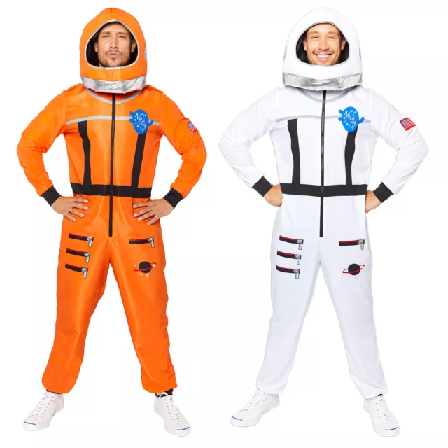 Astronauta Adulti Abito Fantastico Spaziale Costume Spaziale Tuta Libro Settimana Uomo Donna