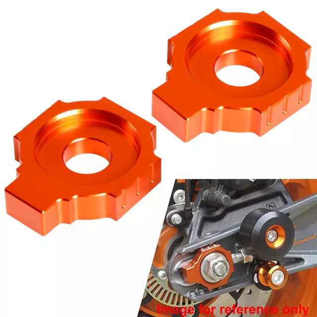 Orange Rear Axle Block Chain Tensioner For KTM 125 200 390 Duke RC125 200 390