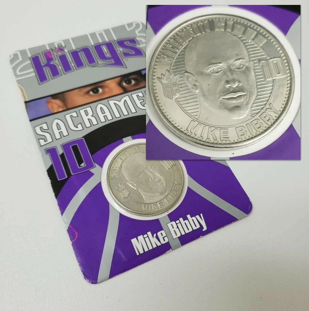 NBA Basketball Mike Bibby #10 Sacramento Kings Raleys's & Belair Coin CBX2NBAMB