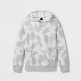 Boys' Fleece Hooded Sweatshirt - All in Motion Gray L
