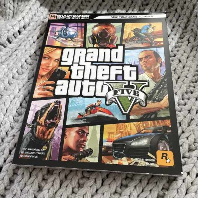 Grand Theft Auto V GTA 5 BradyGames Signature Series Strategy Guide xbox 360 PS3