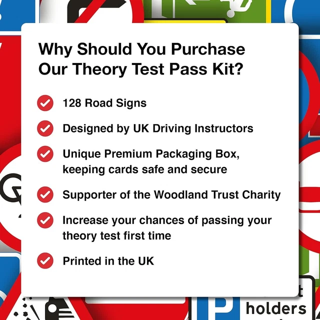 THEORY TEST EXPERTS Road Signs Flash Cards 2025 with Signs and ...