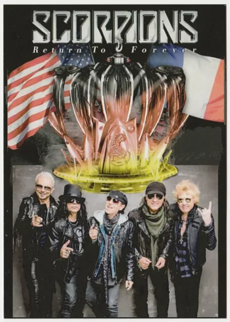 SCORPIONS carte postale n° ATHQ 266 RETURN TO FOREVER