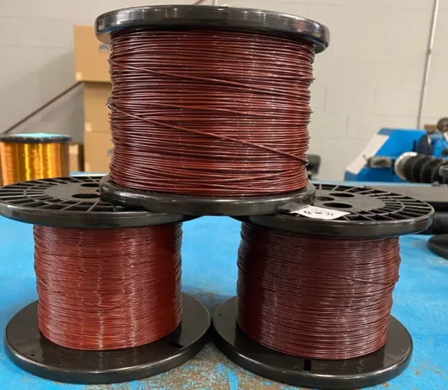 Awg 15 (Ultrashield) Copper Magnet Wire, Approx 10 Lbs And Lower