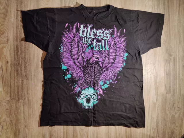 Bless The Fall M Emo Metal Metalcore 2000er T-Shirt Rock Merch Hardcore Vintage