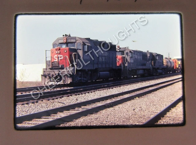 Original '76 Ektachrome Slide SP Southern Pacific 6664  New Haven, IN   36P40