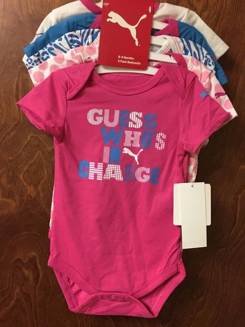 Girl's Outfit 5 piece Set by Puma - Pink Glo (Infant Baby)