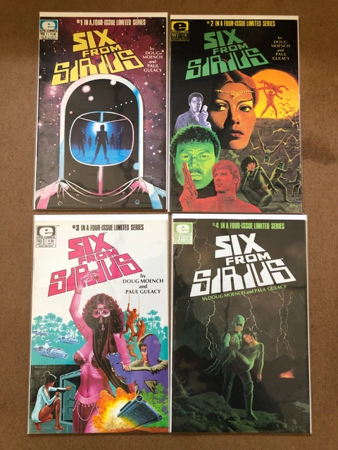 Six From Serius #1 2 3 4 (Nm) 1984 Marvel - Epic Comics - Paul Gulacy / Moench