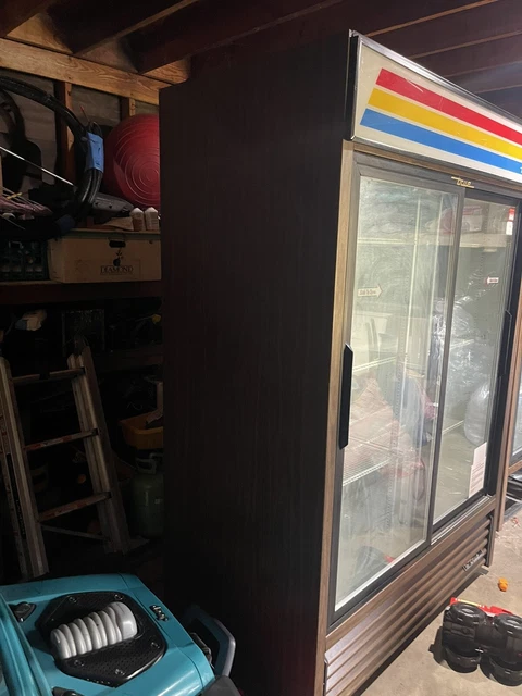 True Refrigerator 2 Door Glass Door