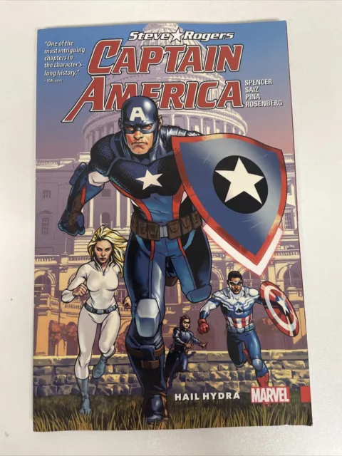 Captain America Steve Rogers Vol. 1 Hail Hydra Marvel Graphic Novel Comic Book