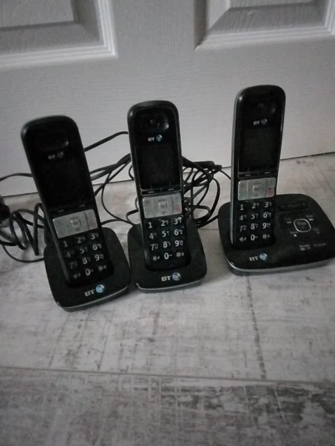 BT 8500 Digital Cordless Phone Quad Handset Home Telephone House Office Landline