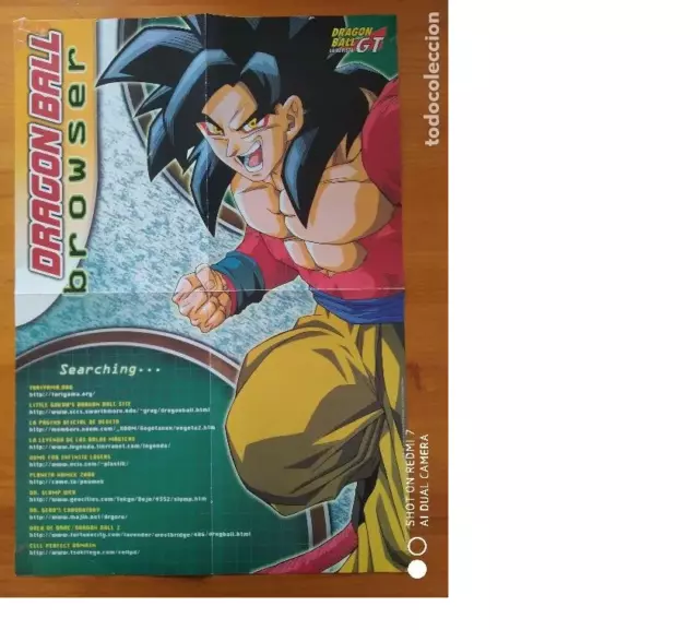 Poster Dragon Ball Gt La Revista - Browser (L)