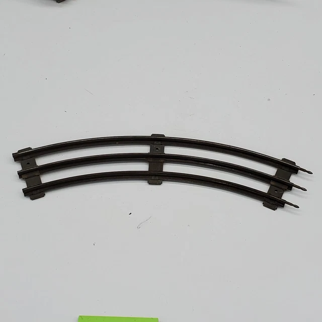 Lot of 13 PC LIONEL O GAUGETrain STANDARD CURVE TRACK O27  3 rail tubular steel 3