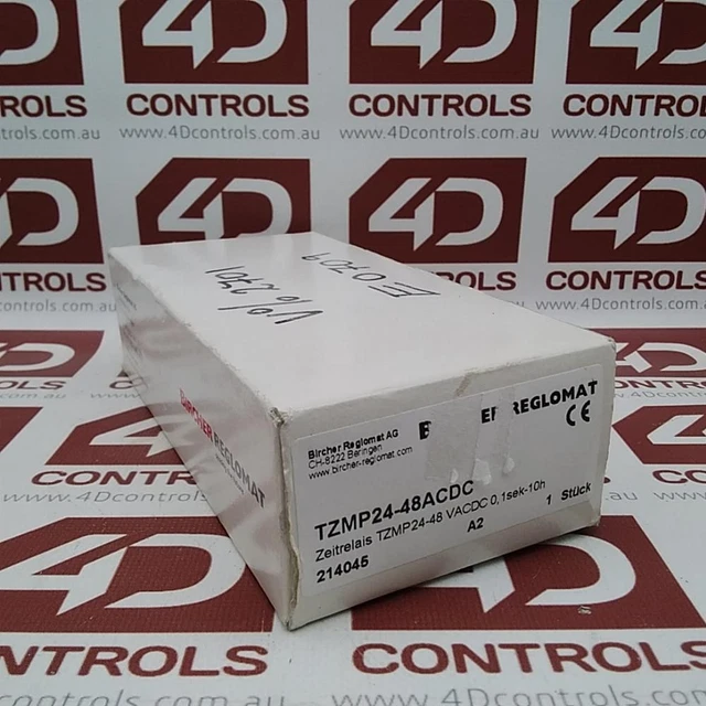 TZMP24-48ACDC | Bircher | Time Delay Relay, 24VAC/DC, Surplus Sealed Package