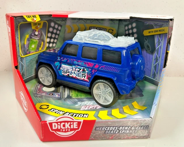 Voiture de police en plastique à piles avec son et lumière à friction