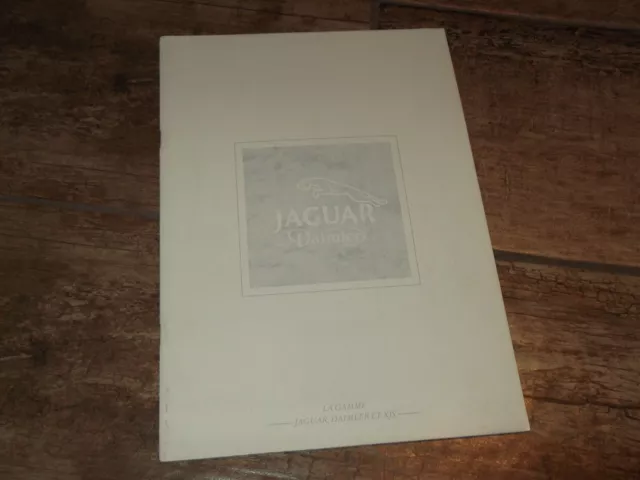 Catalogue  /  Brochure JAGUAR / DAIMLER Gamme / Full Line 1991 //
