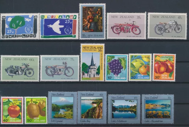 LR51290 New Zealand selection of nice stamps fine lot MNH