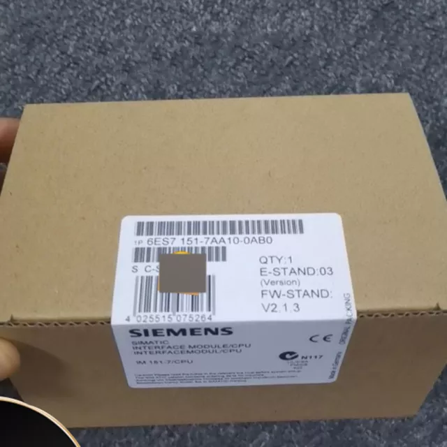 1PC New SIEMENS 6ES7151-7AA10-0AB0 6ES71517AA100AB0 In Box Expedited Shipping