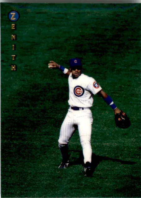 1997 Pinnacle Zenith Sammy Sosa Chicago Cubs #16 MLB Baseball