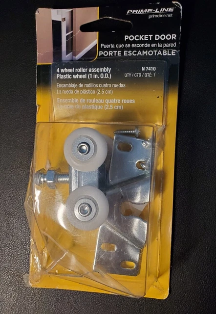Prime-Line Pocket Door 4 Wheel Roller Assembly ~ N7410