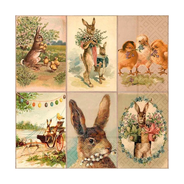 Easter Rabbit Napkins [Pack of 20] by Sk na Ting (Sweden)