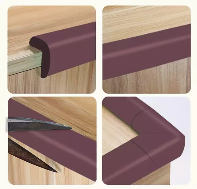 Extra Thick Premium Quality High Density Furniture Table Wall Edge Protectors 3