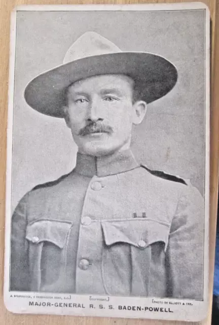 1900 Boer War Era Major General R Baden-Powell South Africa 1899/1900