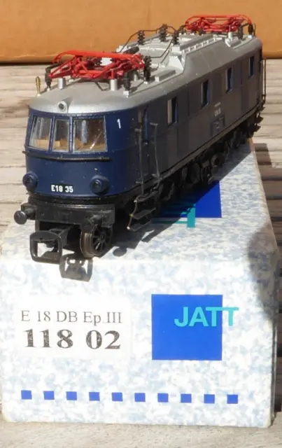 Tillig/Jatt 11802 locomotiva elettrica E 18 35 delle ferrovie dello Stato 3 modello da collezione con luce IMBALLO ORIGINALE 3