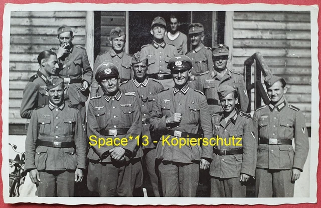 FOTO SOLDATEN PORTRAIT Truppenübungsplatz Allentsteig 1943 Wehrmacht