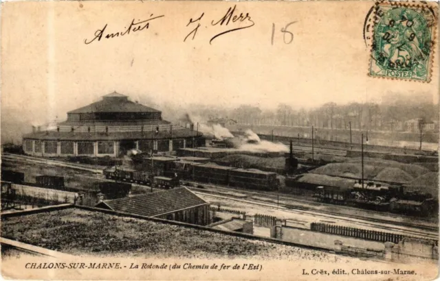 CPA CHALONS-sur-MARNE - La rotonde (du Chemin de fer de l'Est) (245234)