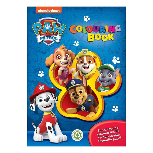 PAW PATROL COLOURING Book 3432 Kids Creative Activity Toys For Ages 3