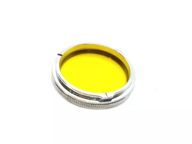 ROLLEI YELLOW Rolleiflex Bay I Bayonet 28.5mm Filter Holder & Filter